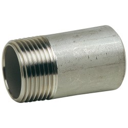 Raccord acier inox embout mâle à souder longueur 100mm - 3/8"