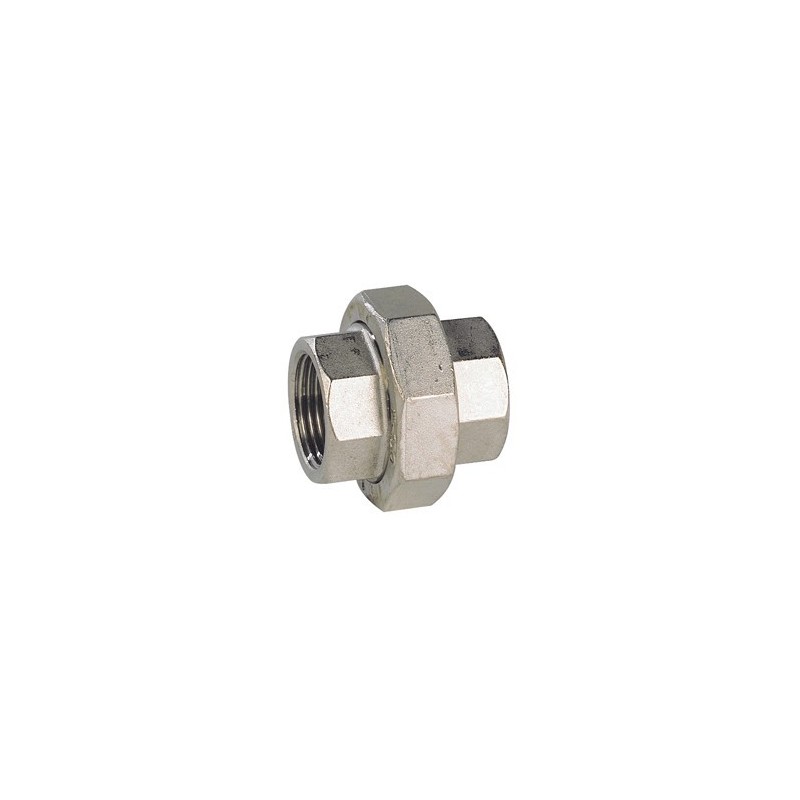 Raccord union femelle - femelle acier inox ASTM A351 CF8M BSP à portée conique - 2"