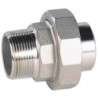 Raccord union mâle à souder BW acier inox ASTM A351 CF8M BSP à portée conique - 1/4"- 8