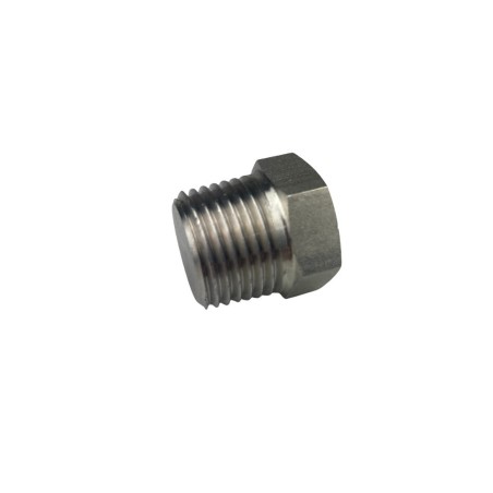 Bouchon Mâle tête hexagonale NPT inox 316L série 3000/6000 - DN20 ~ 3/4'' ~ Ø26.70